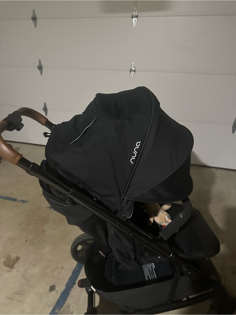 Nuna Black Stroller Canopy Only